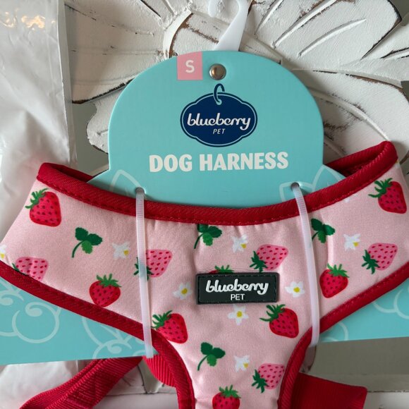NWT - Blueberry Pet Zesty Fruit - Strawberry - Dog Harness - Size S and M - Picture 5 of 6